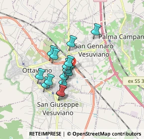 Mappa Via Gabriele D'Annunzio, 80044 Ottaviano NA, Italia (1.36533)