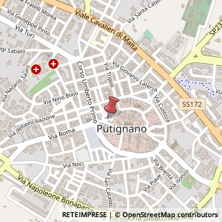 Mappa Via Santa Lucia, 8, 70017 Putignano, Bari (Puglia)