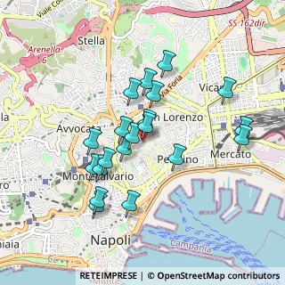 Mappa Via Raimondo de Sangro di Sansevero, 80134 Napoli NA, Italia (0.8725)