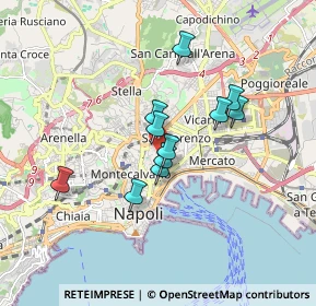 Mappa Via Raimondo de Sangro di Sansevero, 80134 Napoli NA, Italia (1.40545)