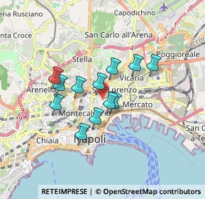 Mappa Via Raimondo de Sangro di Sansevero, 80134 Napoli NA, Italia (1.39333)