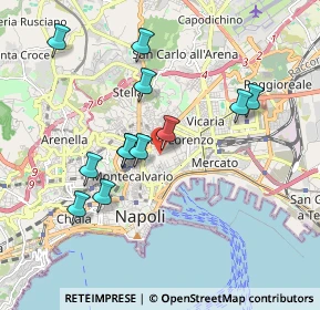 Mappa Via Raimondo de Sangro di Sansevero, 80134 Napoli NA, Italia (1.8775)