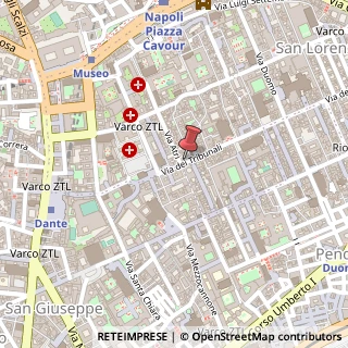 Mappa Via dei Tribunali,  34, 80138 Napoli, Napoli (Campania)