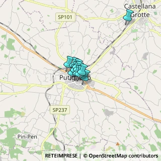 Mappa Via Custoza, 70017 Putignano BA, Italia (0.76364)