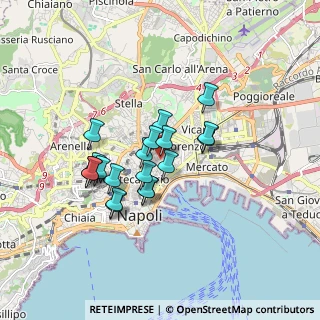Mappa Vico del Fico Al Purgatorio, 80134 Napoli NA, Italia (1.45105)