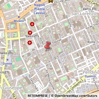 Mappa Via Nilo, 12, 80134 Napoli, Napoli (Campania)