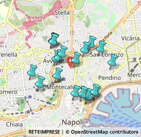 Mappa 80135 Napoli NA, Italia (0.8435)