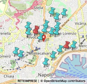 Mappa 80135 Napoli NA, Italia (0.9155)