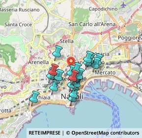 Mappa 80135 Napoli NA, Italia (1.3375)