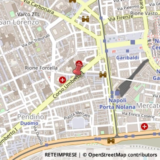 Mappa Corso Umberto I, 323, 80142 Napoli, Napoli (Campania)