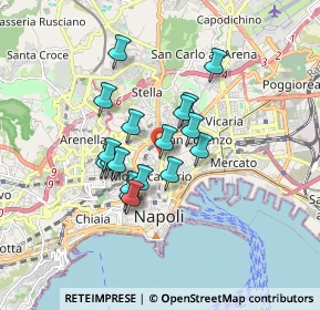 Mappa Via Avvocata, 80135 Napoli NA, Italia (1.37167)