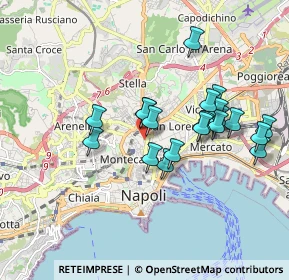 Mappa Via Avvocata, 80135 Napoli NA, Italia (1.76)