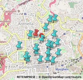 Mappa Via Raffaele Tarantino, 80128 Napoli NA, Italia (0.443)