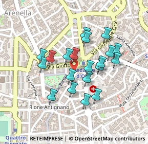 Mappa Via Raffaele Tarantino, 80128 Napoli NA, Italia (0.1995)