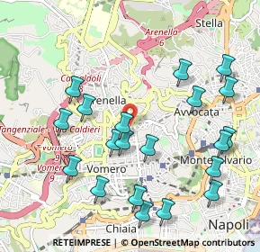Mappa Via Raffaele Tarantino, 80128 Napoli NA, Italia (1.2095)