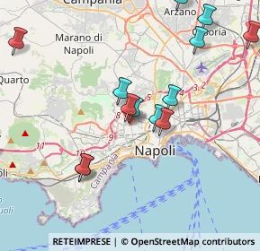 Mappa Via Raffaele Tarantino, 80128 Napoli NA, Italia (5.3675)