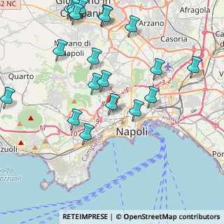 Mappa Via tino da, 80128 Napoli NA, Italia (5.4115)