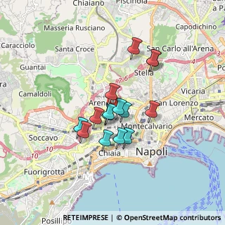 Mappa Via tino da, 80128 Napoli NA, Italia (1.35867)