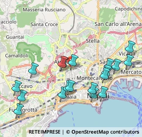 Mappa Via Raffaele Tarantino, 80128 Napoli NA, Italia (2.29)