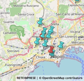 Mappa Via Raffaele Tarantino, 80128 Napoli NA, Italia (1.42727)