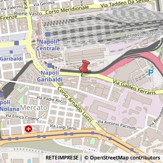 Mappa Via Galileo Ferraris, 44/50, 80142 Napoli, Napoli (Campania)