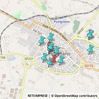 Mappa Piazza XX Settembre, 70017 Putignano BA, Italia (0.40154)