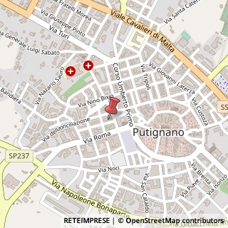 Mappa Via Antonio Karusio, 15, 70017 Putignano, Bari (Puglia)
