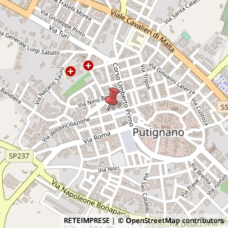 Mappa Via Cappuccini, 19, 70017 Putignano, Bari (Puglia)