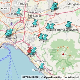 Mappa Via L. Giordano, 80040 San Sebastiano Al Vesuvio NA, Italia (5.5685)