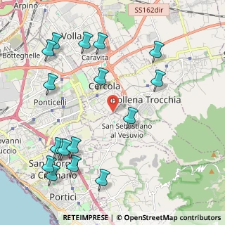 Mappa Via L. Giordano, 80040 San Sebastiano Al Vesuvio NA, Italia (2.78235)