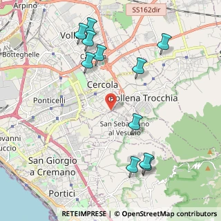 Mappa Via L. Giordano, 80040 San Sebastiano Al Vesuvio NA, Italia (2.52273)