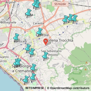 Mappa Via Catini, 80040 Cercola NA, Italia (3.16824)