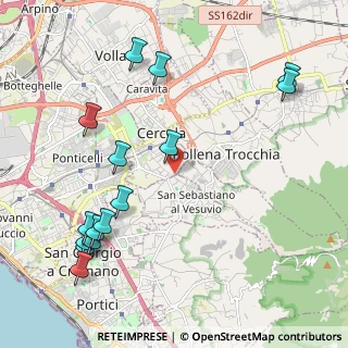 Mappa Via L. Giordano, 80040 San Sebastiano Al Vesuvio NA, Italia (2.76867)
