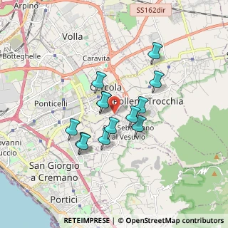 Mappa Via L. Giordano, 80040 San Sebastiano Al Vesuvio NA, Italia (1.44462)
