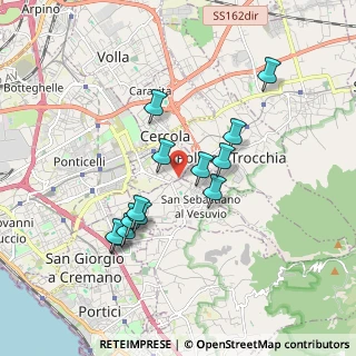 Mappa Via L. Giordano, 80040 San Sebastiano Al Vesuvio NA, Italia (1.74615)