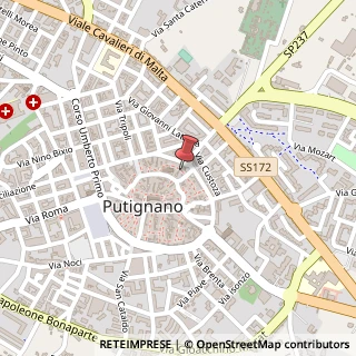 Mappa Via Campanile, 75, 70017 Putignano, Bari (Puglia)