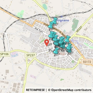 Mappa Via Carlo Rosselli, 70017 Putignano BA, Italia (0.34533)