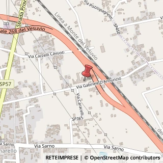 Mappa Via Gabriele D'Annunzio, 89, 80044 Ottaviano, Napoli (Campania)