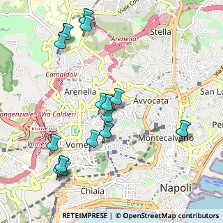 Mappa Via Vincenzo Mosca, 80128 Napoli NA, Italia (1.2655)