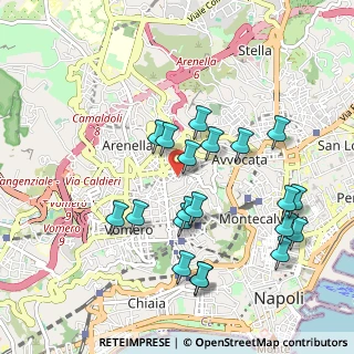 Mappa Via Vincenzo Mosca, 80128 Napoli NA, Italia (1.0495)