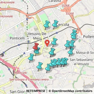 Mappa Strada Vicinale Censi, 80147 Cercola NA, Italia (0.9975)