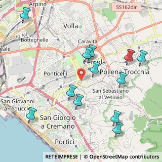 Mappa Strada Vicinale Censi, 80147 Cercola NA, Italia (2.49167)