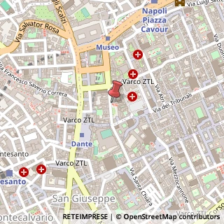 Mappa Via Santa Maria di Costantinopoli, 54, 80138 Napoli, Napoli (Campania)