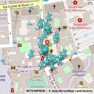 Mappa Via S. Pietro a Maiella, 80138 Napoli NA, Italia (0.04846)
