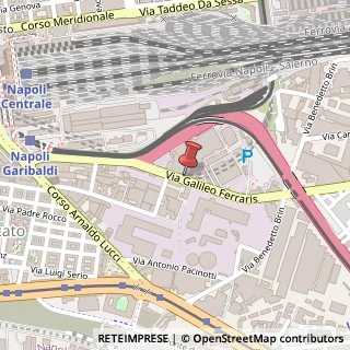 Mappa Via Galileo Ferraris, 171, 80142 Napoli, Napoli (Campania)