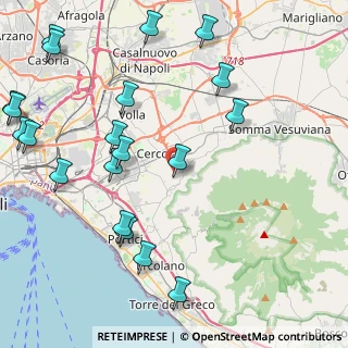 Mappa Viale delle Camelie, 80040 Massa di Somma NA, Italia (5.9255)