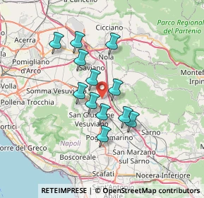 Mappa 80040 San Gennaro Vesuviano NA, Italia (5.81083)