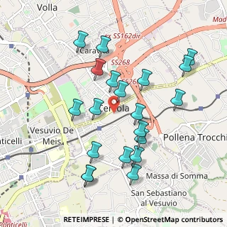Mappa Via Silvio Pellico, 80040 Cercola NA, Italia (1.0465)