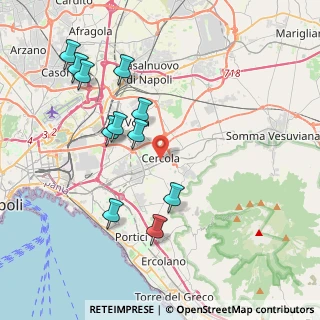 Mappa Via Silvio Pellico, 80040 Cercola NA, Italia (4.40091)
