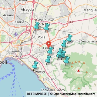 Mappa Via Silvio Pellico, 80040 Cercola NA, Italia (3.34727)